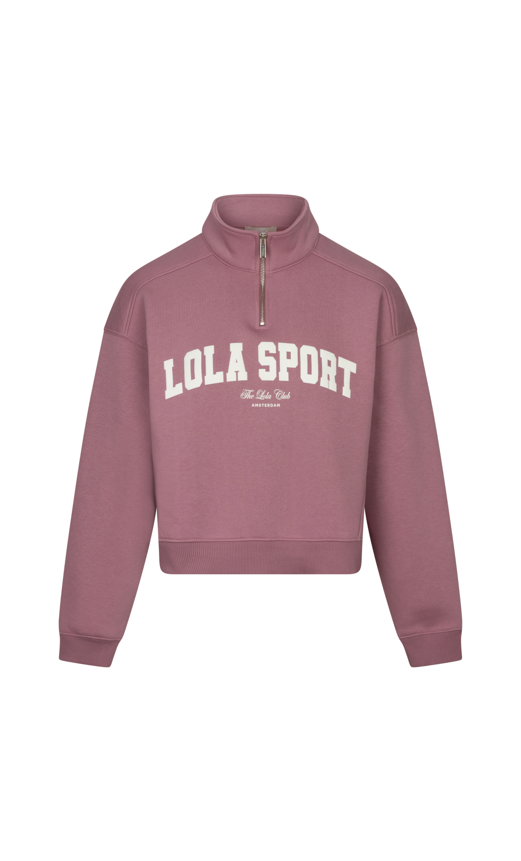 Jayla Half Zip Sweater | Mauve