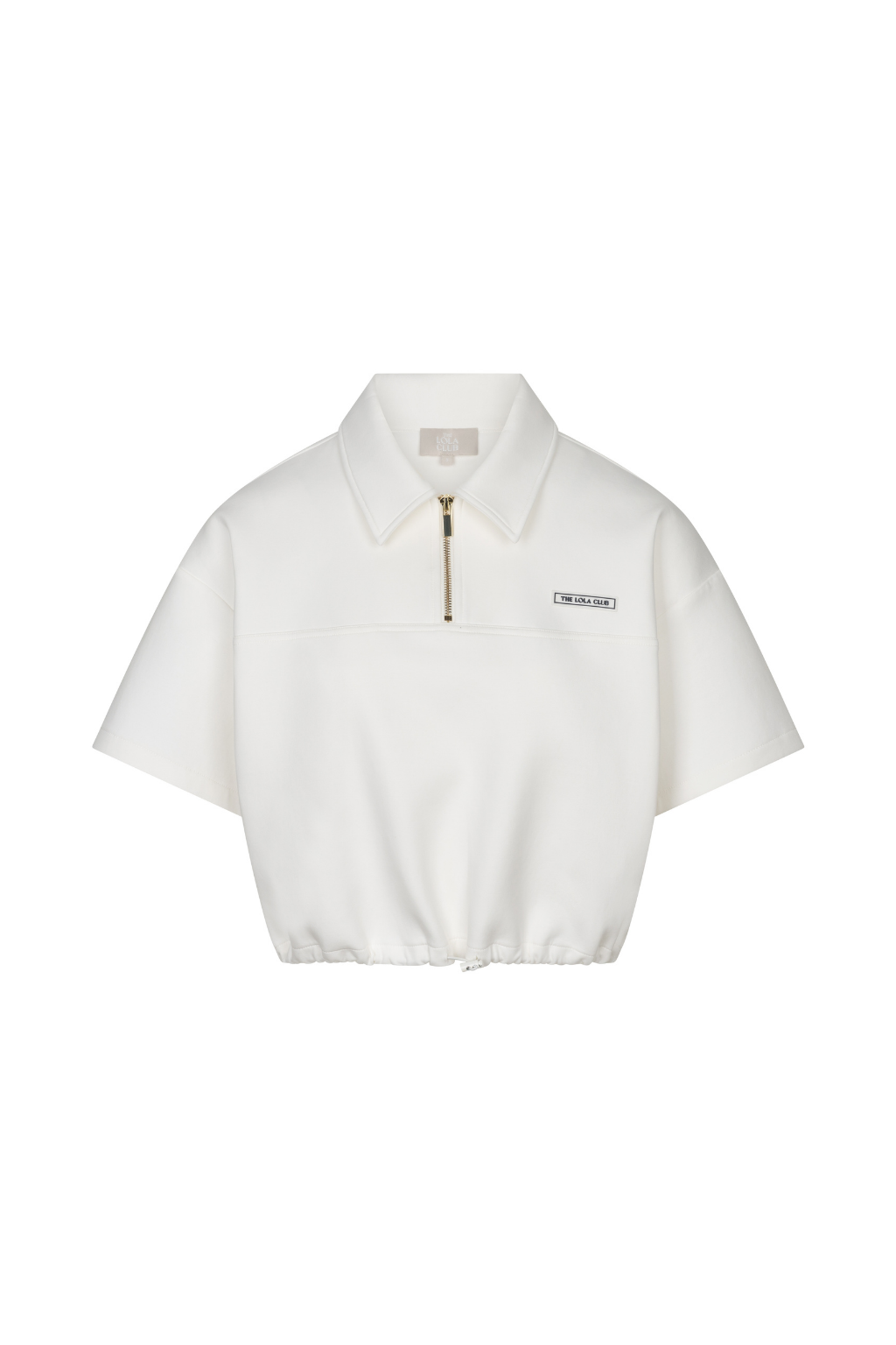 Millie Polo Tee | Crispy White