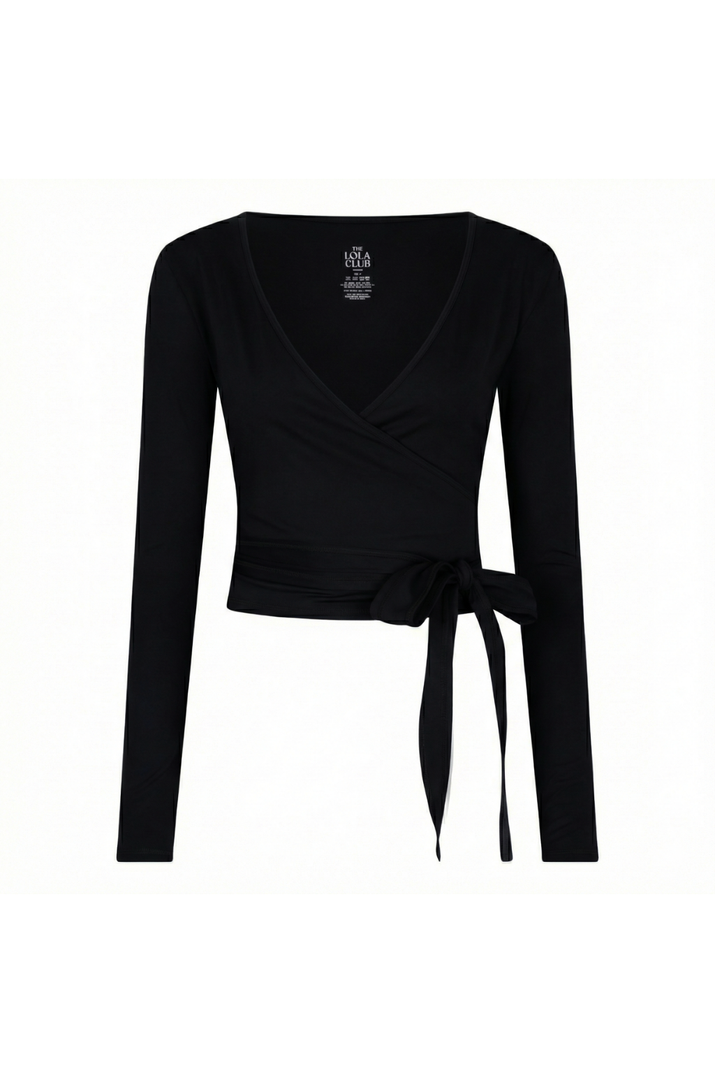 Bruna Wrap Top | Black