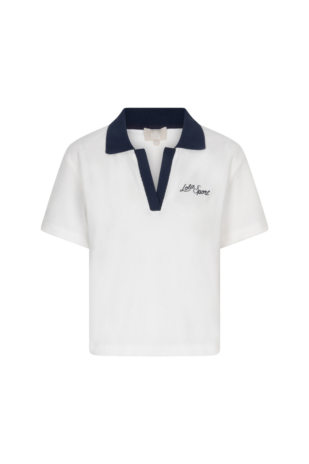 Teddy Polo Tee | Crispy White