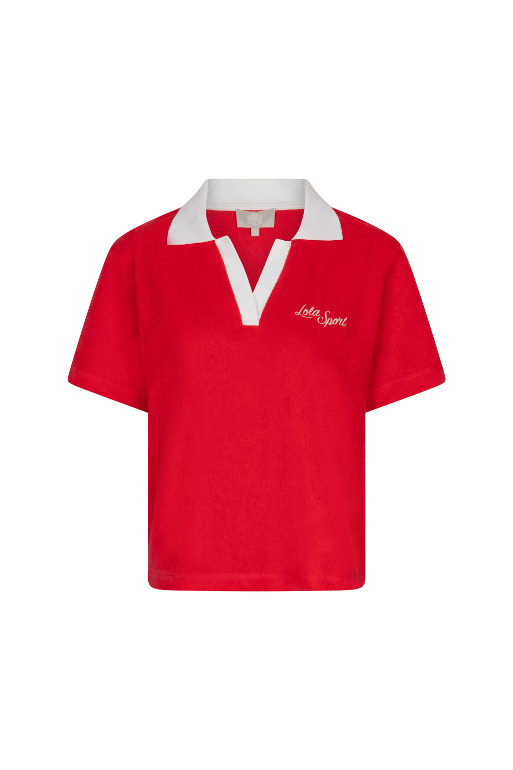 Teddy Polo Tee | Red