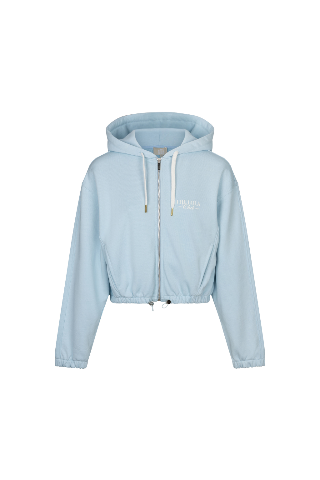 Ruby Zip Through Hoodie | Light Blue