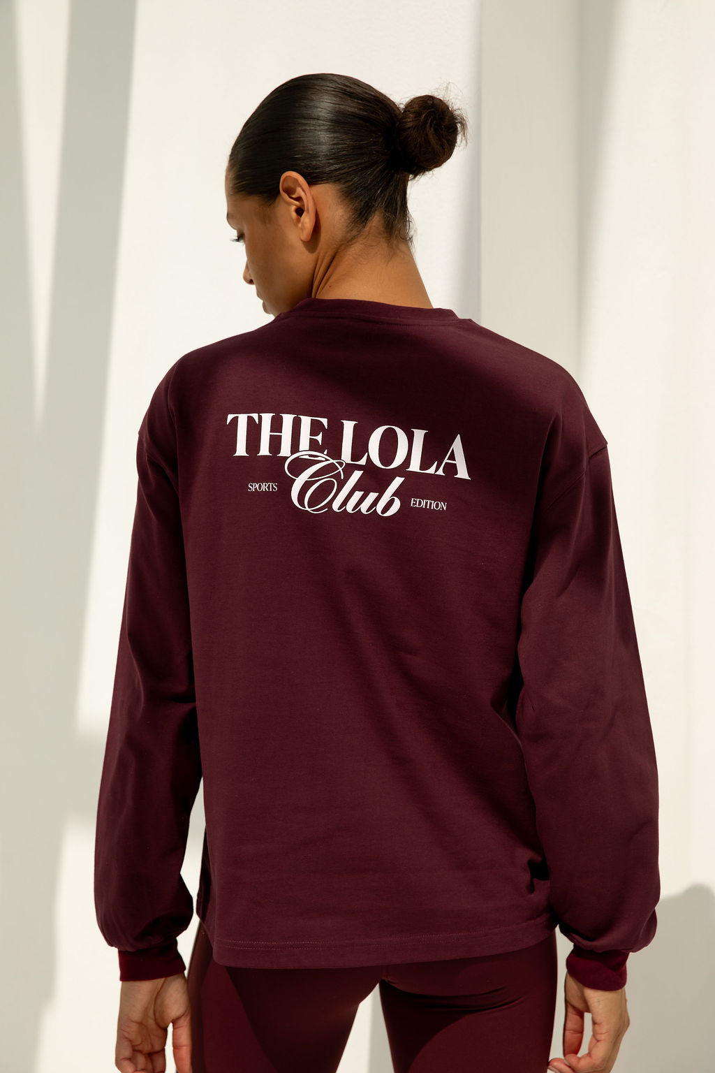 Emma Longsleeve Tee Cherry Red