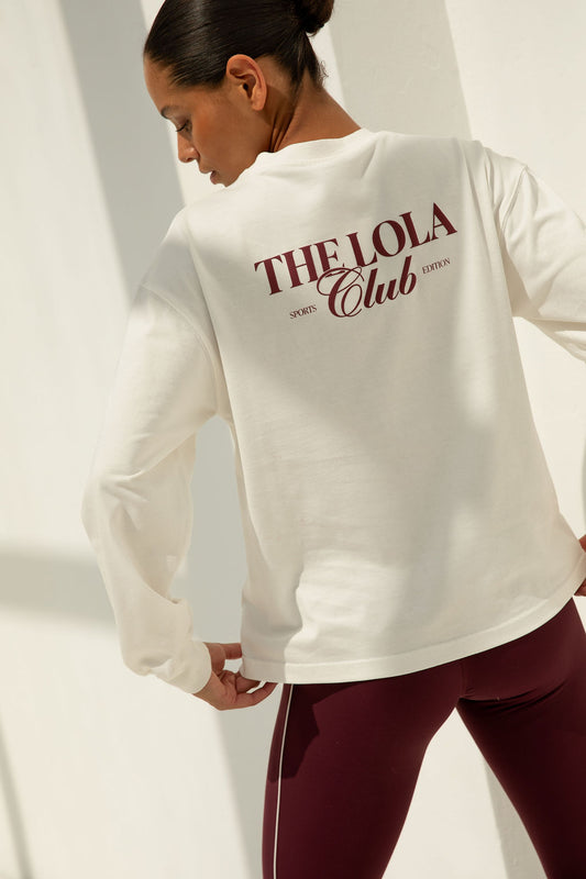 Emma Longsleeve Tee Cream