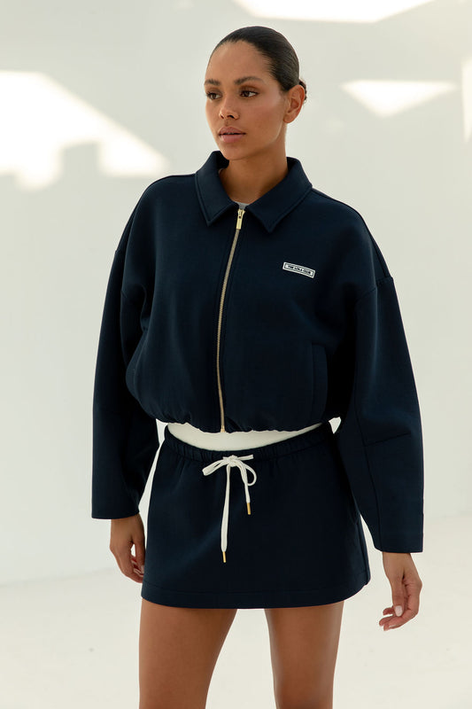 Millie Zip Through | Navy