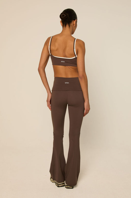 Bruna Flared Legging | Espresso