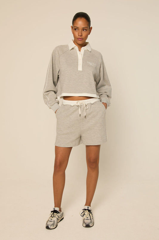 Kaya Shorts | Light Grey Melange