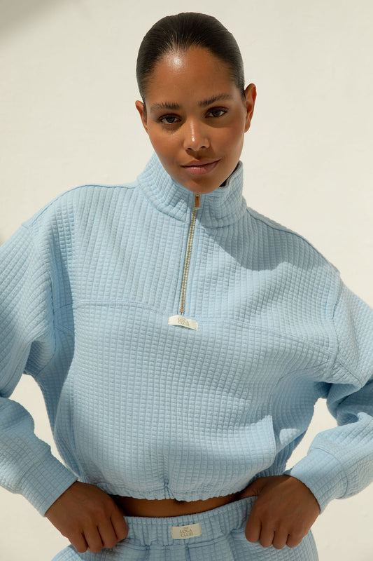 Lena Blue Halfzip