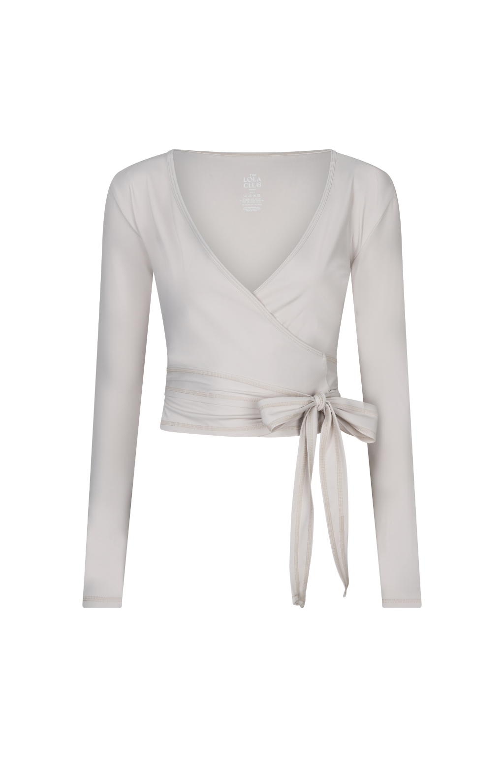 Bruna Wrap Top | Oatmilk