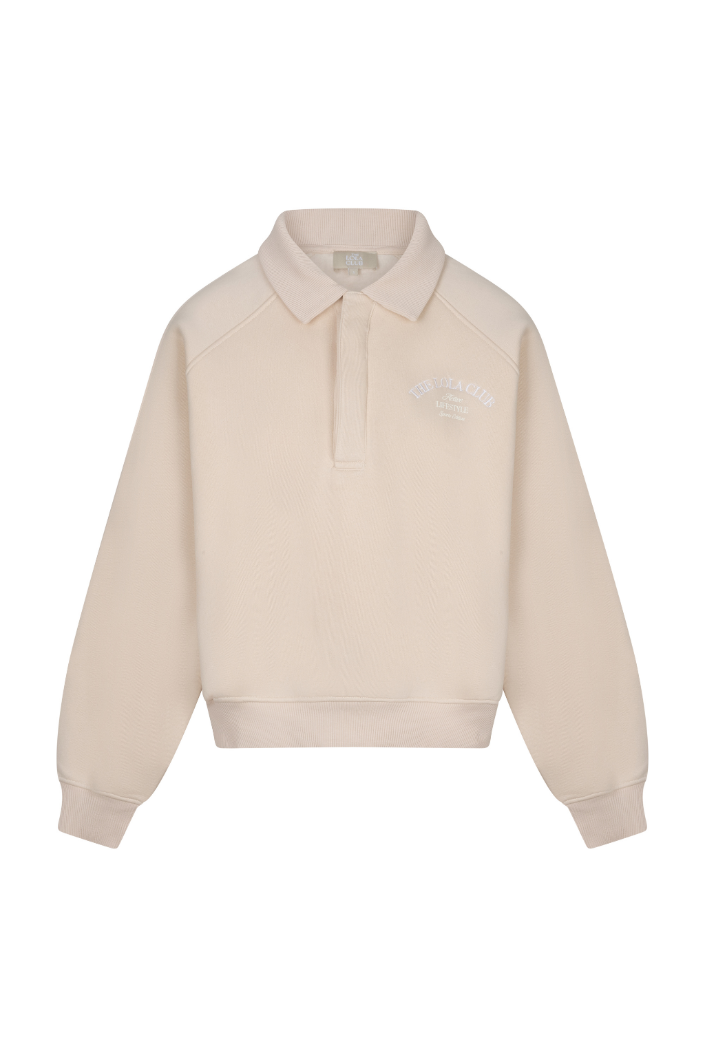 Ebony Polo Sweater | Oatmilk