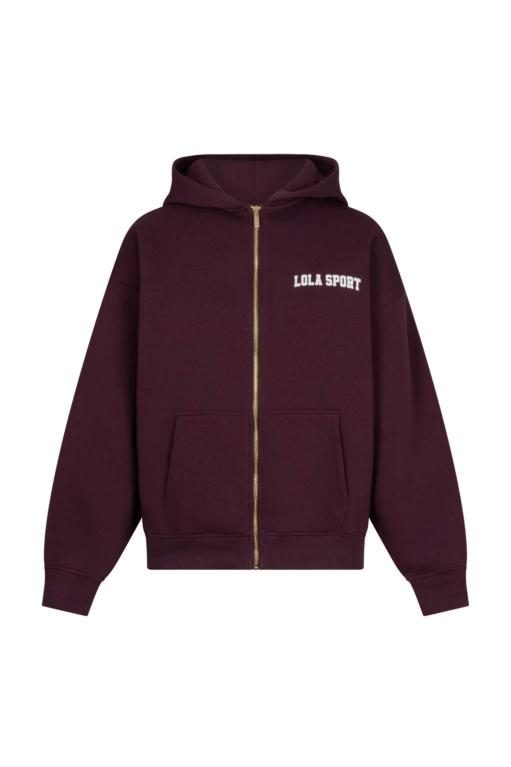 Stella Zip Hoodie | Mulberry Wine