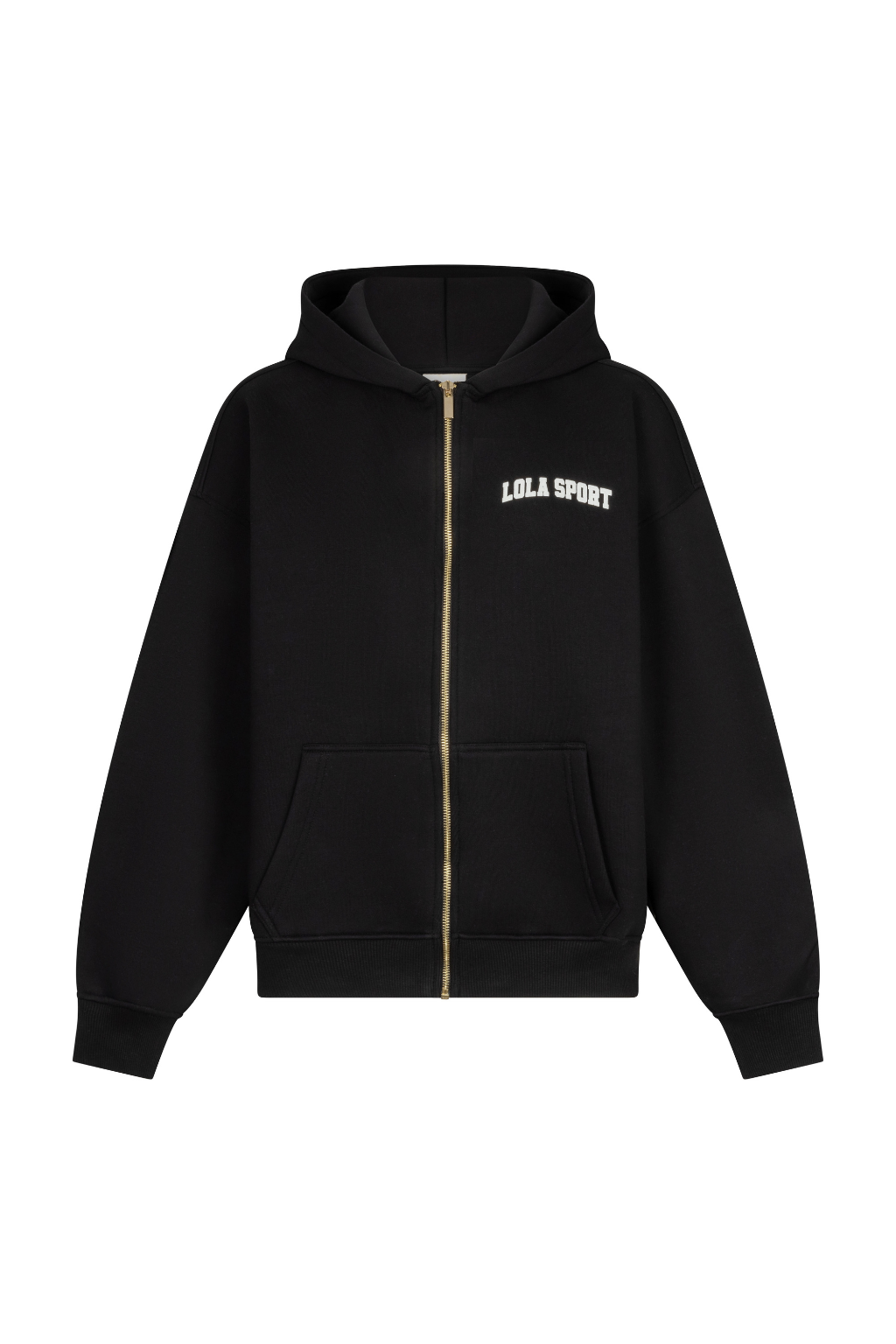 Stella Zip Hoodie | Black