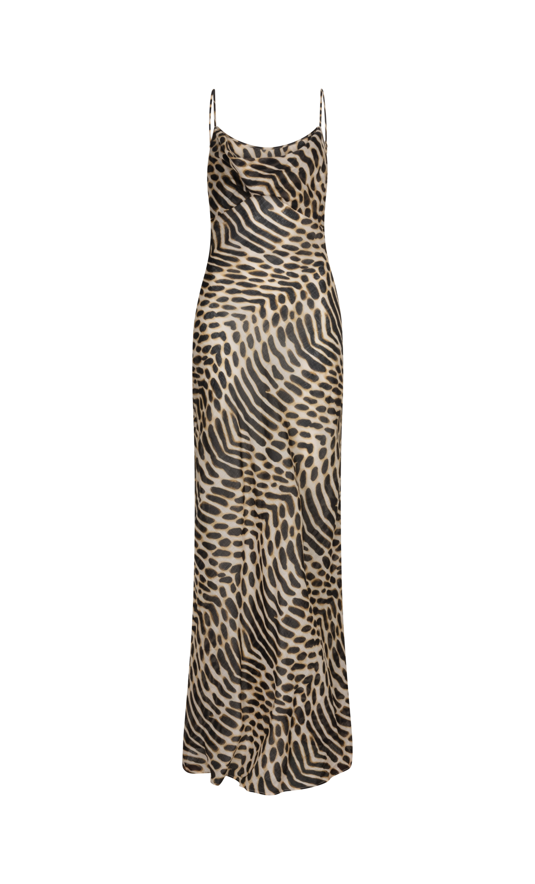 Amara Maxi Dress | Animal Black