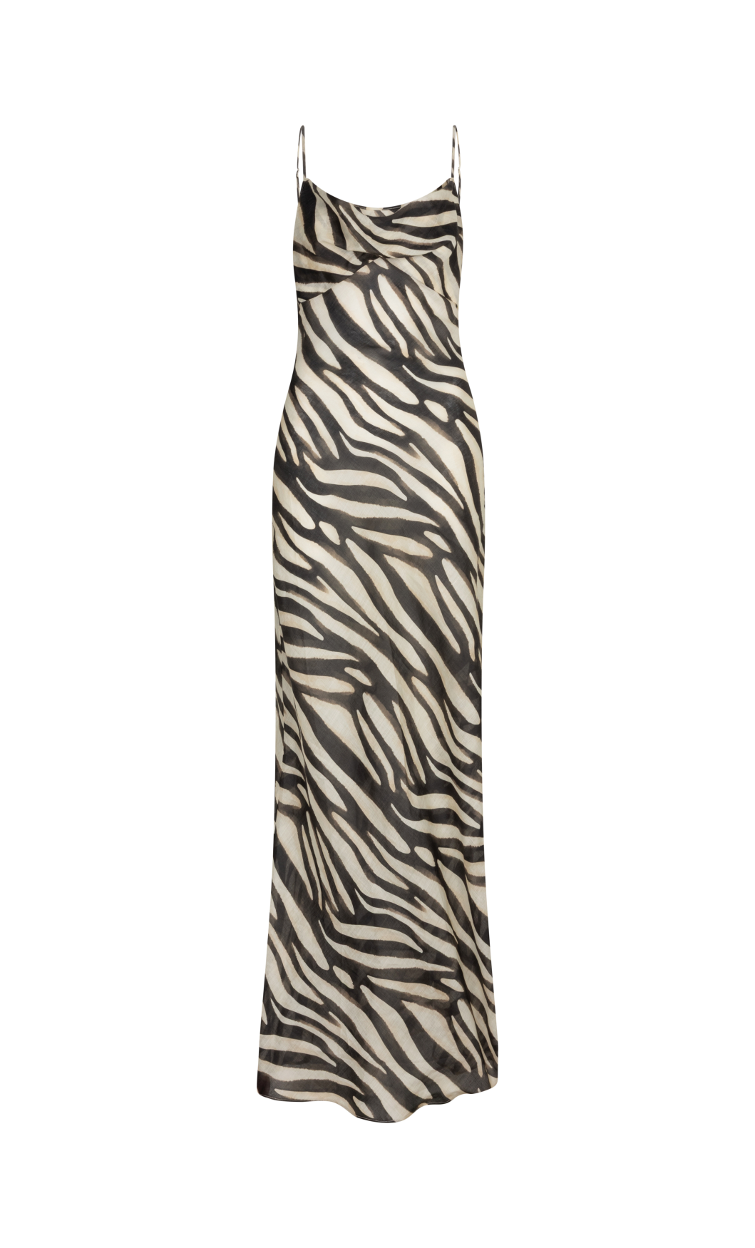 Amara Maxi Dress | Zebra Black