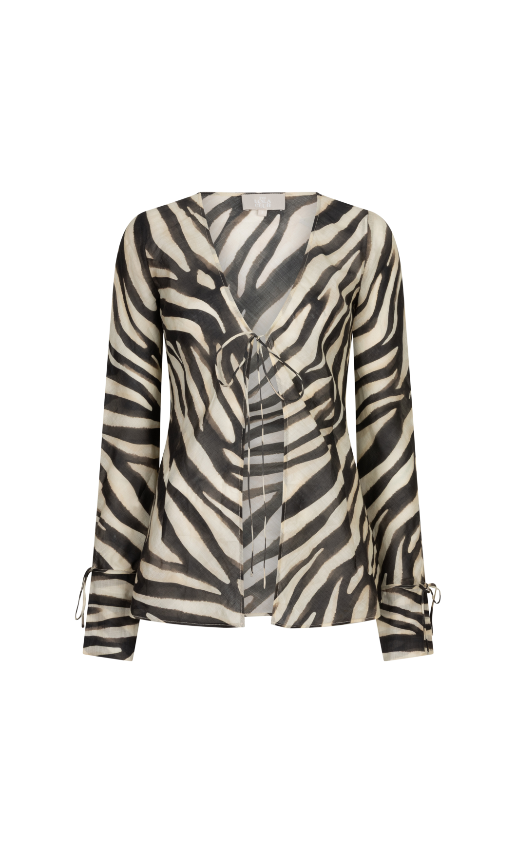 Amara Top | Zebra Black