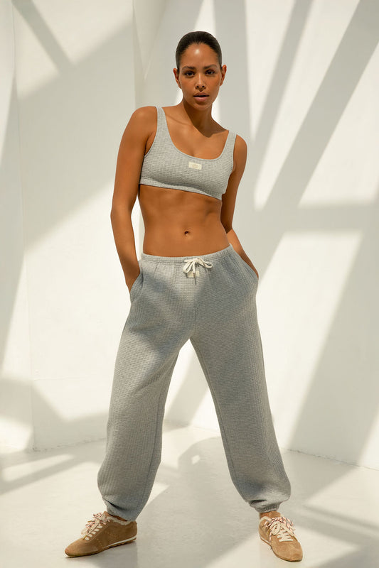 Lena Top Grey Melange