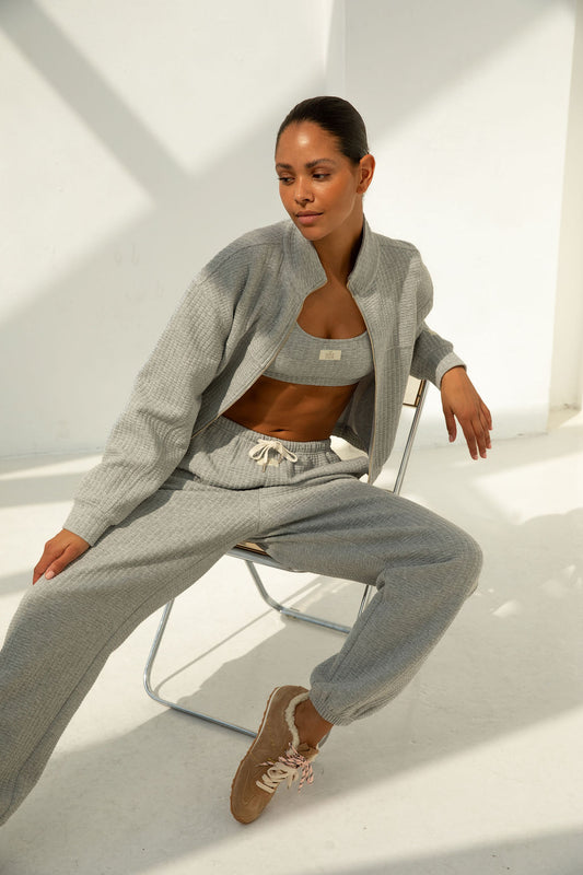 Lena Top | Grey Melange