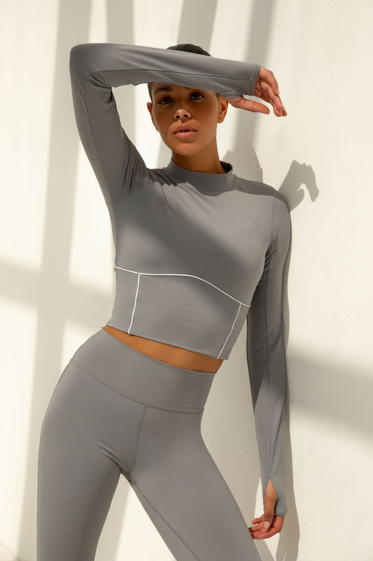 Demi Top | Dark Grey