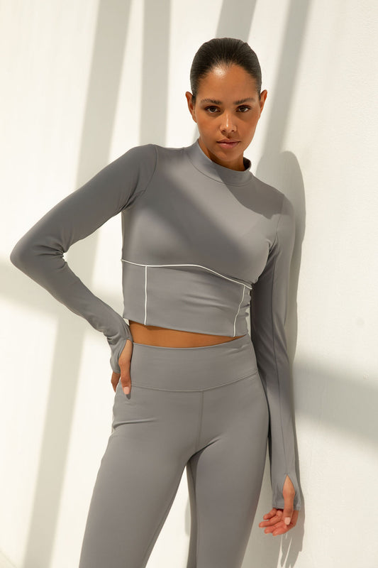 Demi Top | Dark Grey