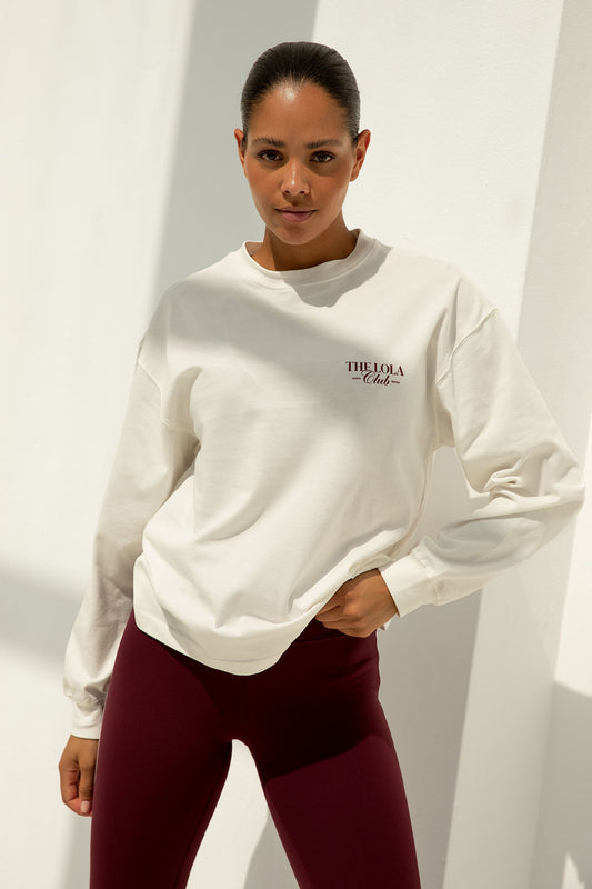 Emma Longsleeve Tee Cream