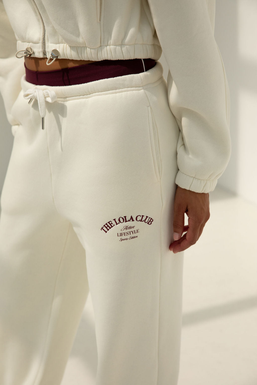 Maya Zip Through Hoodie | Cream
