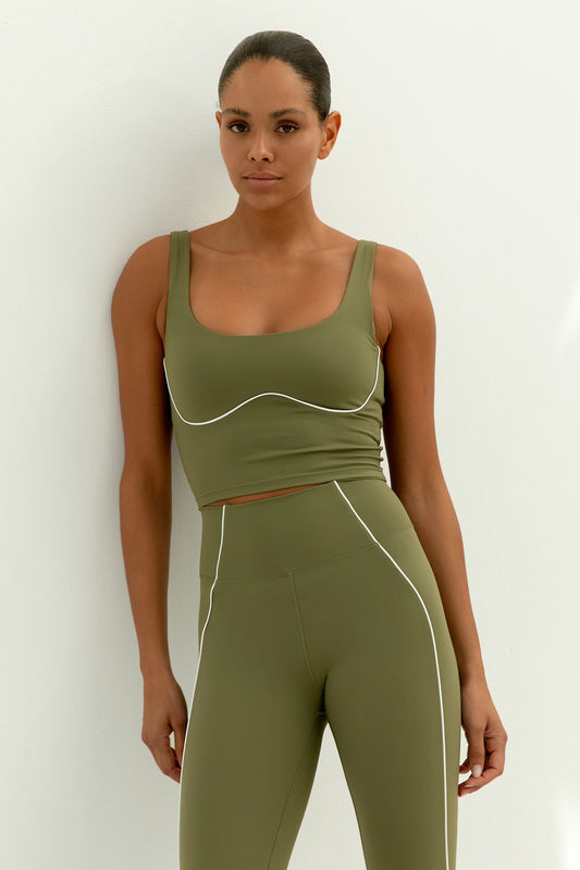 Alma Top | Army Green