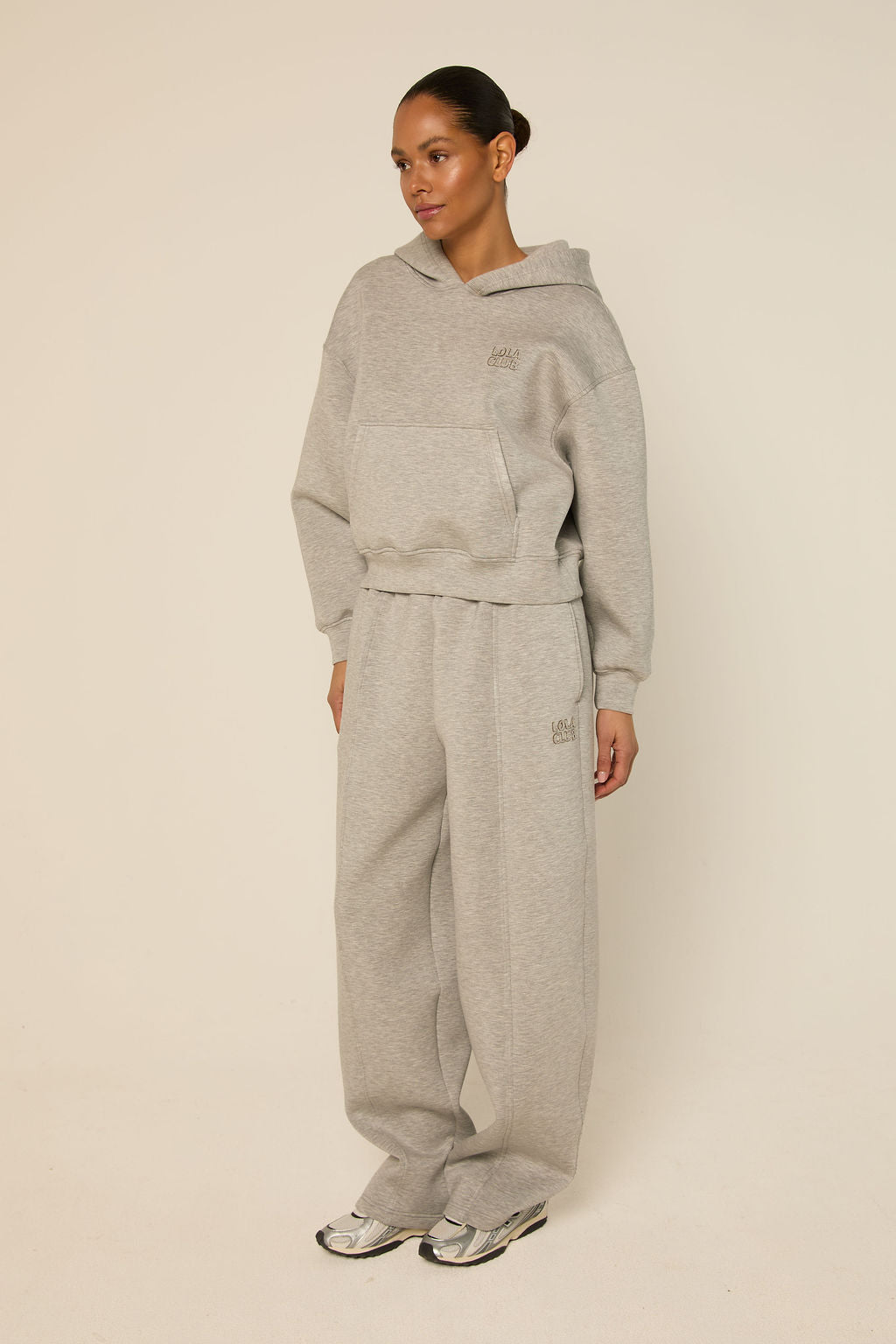 Lois Pants | Grey Melange