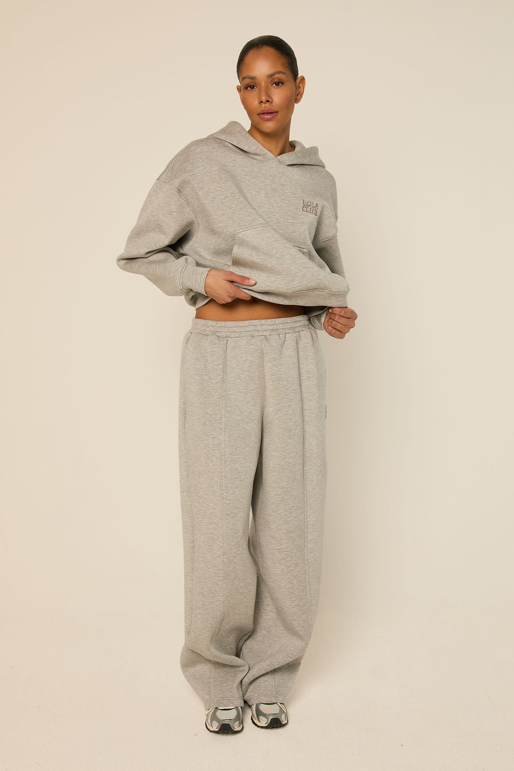 Lois Hoodie | Grey Melange