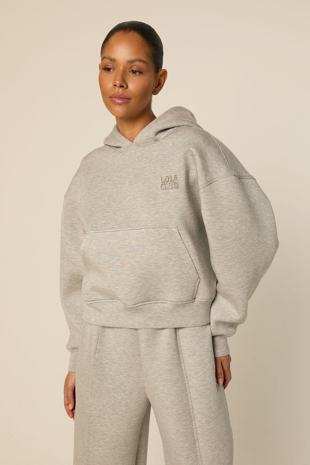 Lois Hoodie | Grey Melange