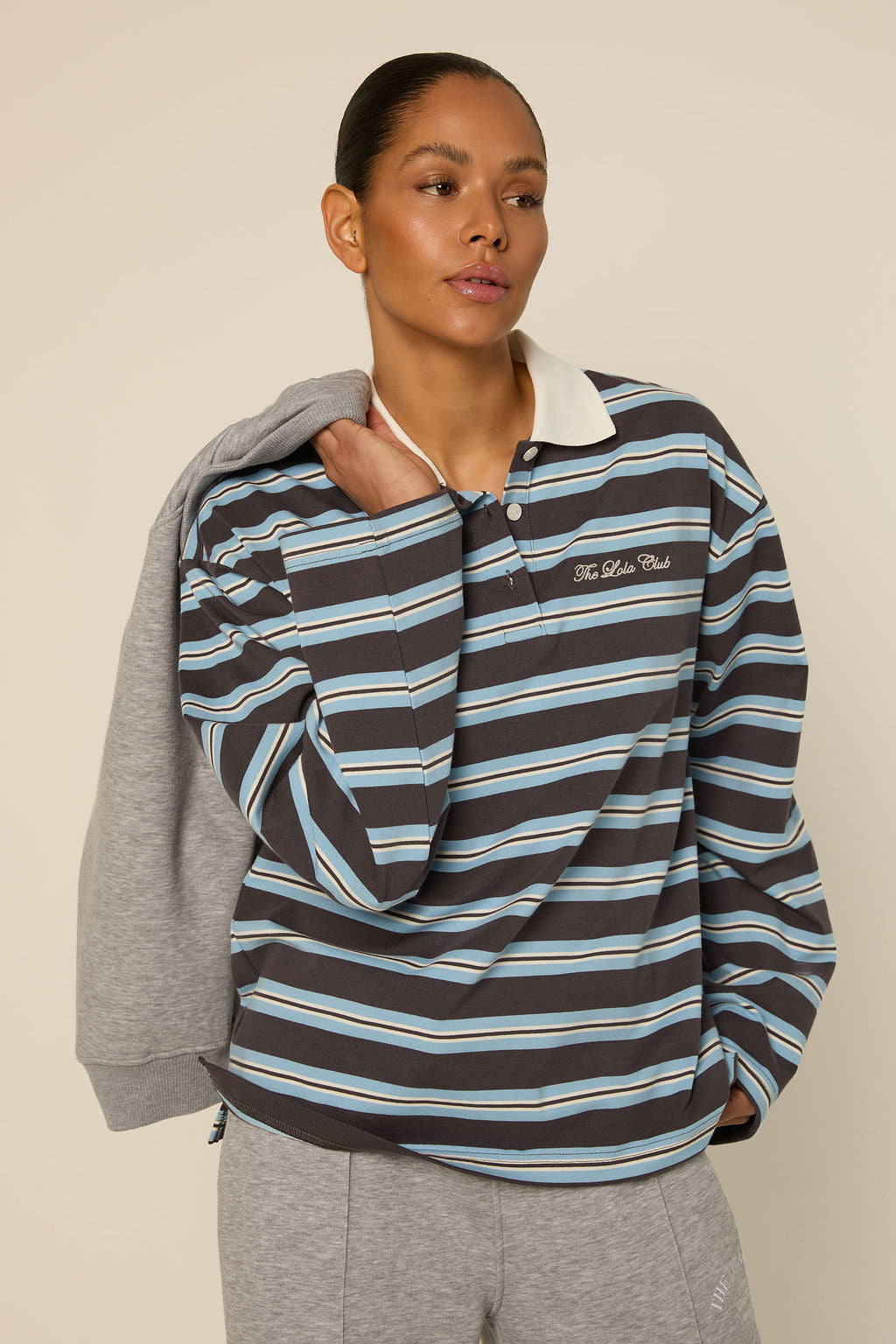 Emilia Polo | Striped Blue