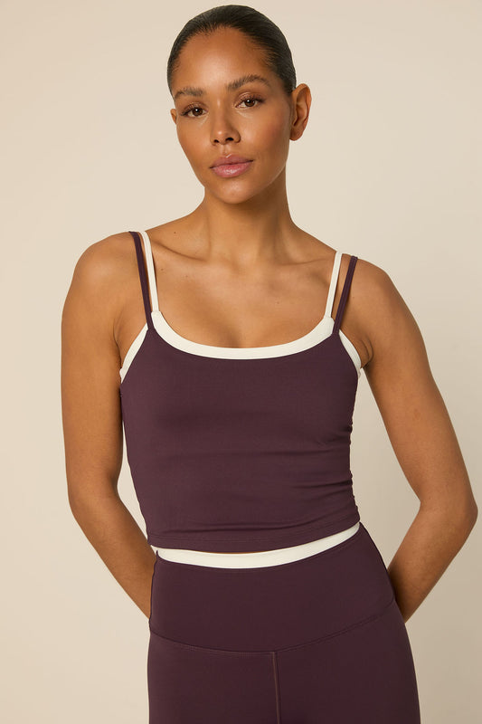 Bruna Top | Mulberry Wine