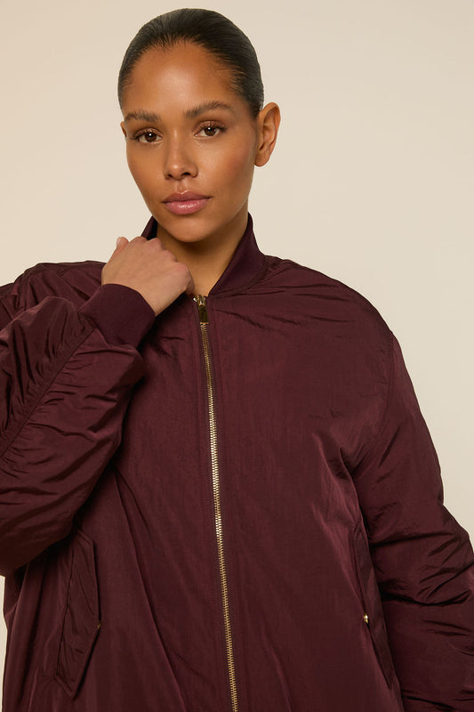 Lina Bomber | Mulberry Wine