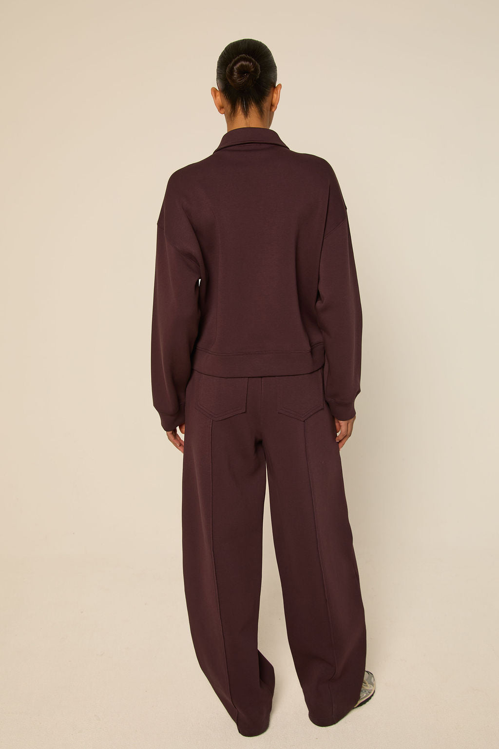 Leyla Zip Through | Mulberry Wine