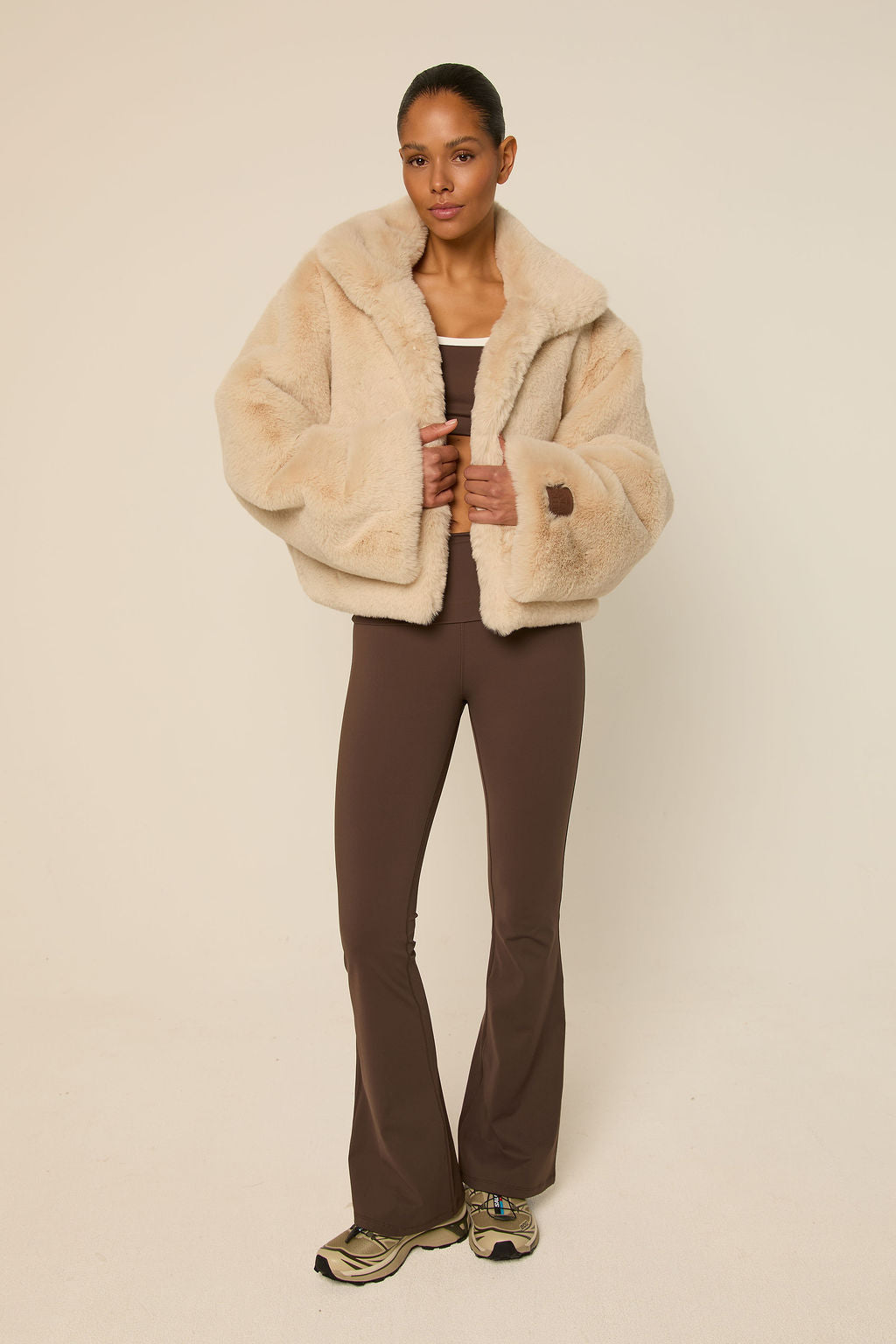 Bruna Flared Legging | Espresso