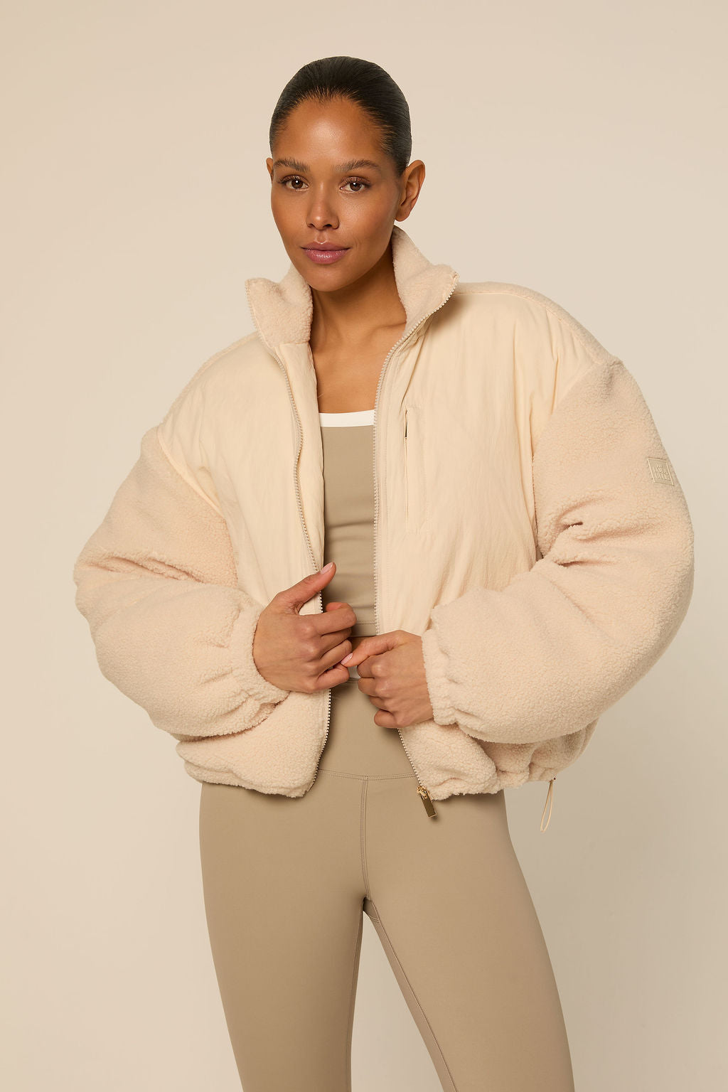 Zoe Jacket | Oatmilk