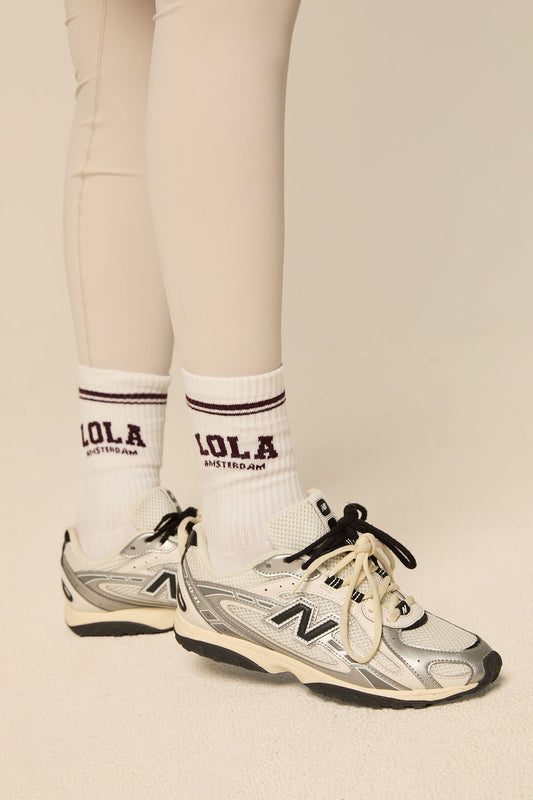 Lola Socks | Mulberry Wine