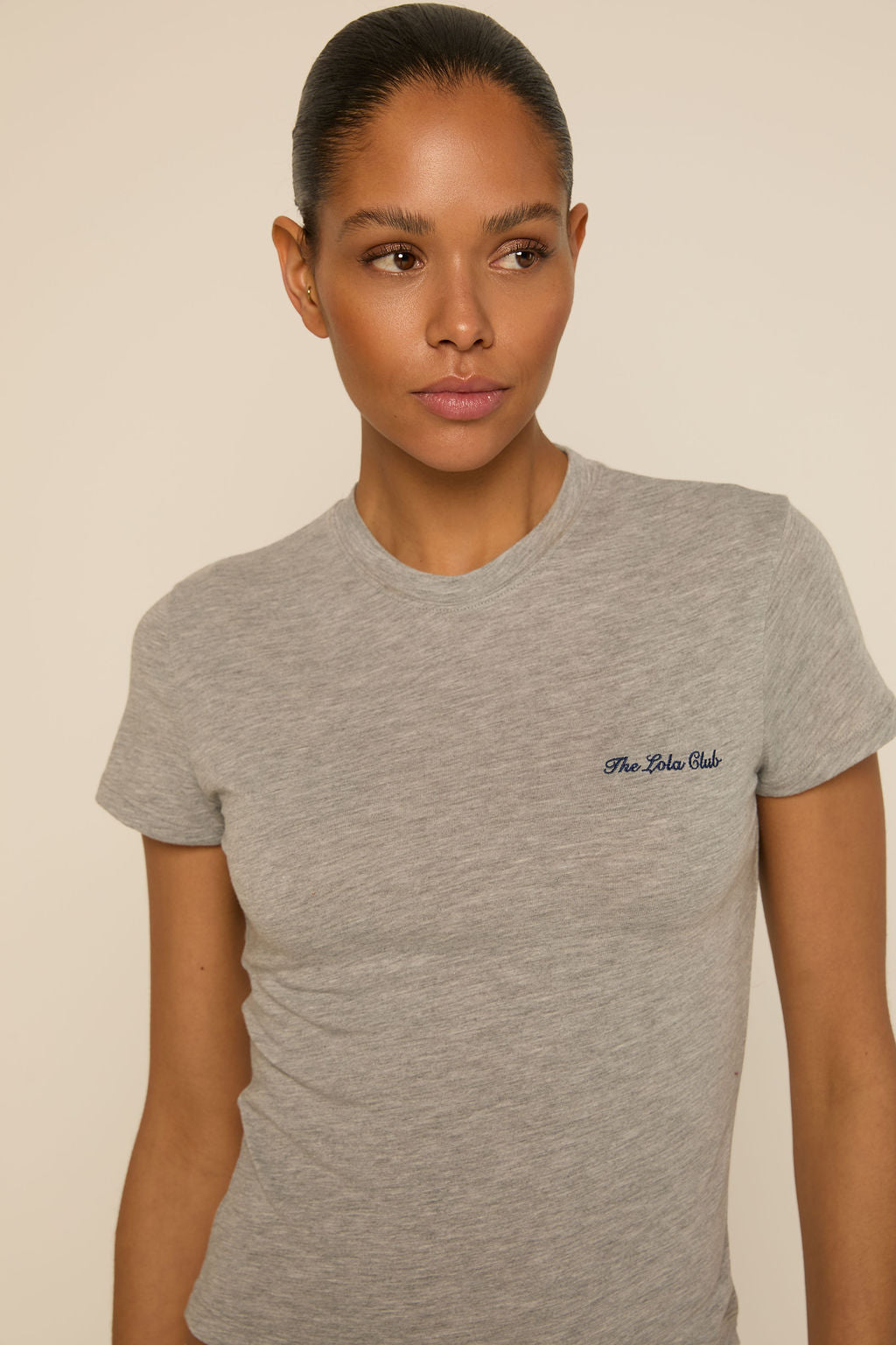 Nicole Tee | Grey Melange