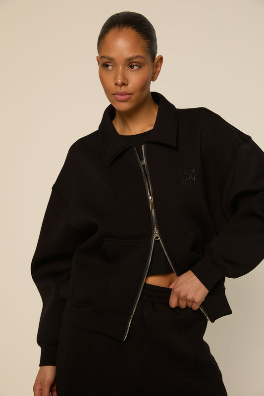 Lois Zip Through | Black