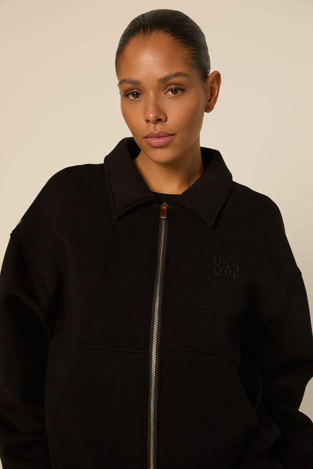 Lois Zip Through | Black