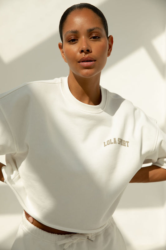 Amber Tee White