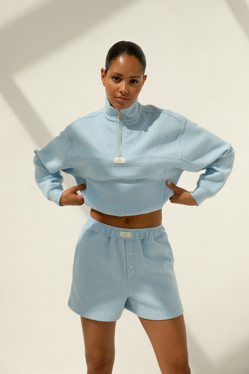 Lena Halfzip | Blue