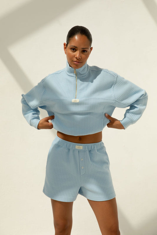 Lena Halfzip | Blue