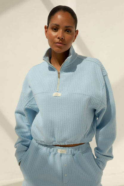 Lena Halfzip | Blue
